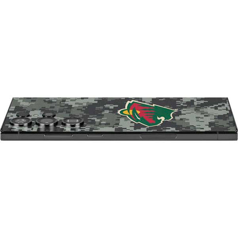 NHL Minnesota Wild Camo Galaxy S25 Ultra Skin